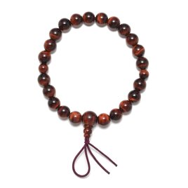 8mm 赤虎眼石 腕輪 UD14-red