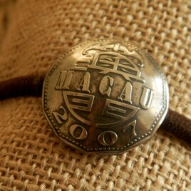 ＃H224  Macau Coin Hair Elasti