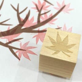 【送料無料】もみじゴム印ハンコ 班固 印鑑 スタンプ 紅葉はんこ リーフ 結婚式 ウェディングツリー