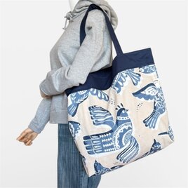 コンパクト おかいものかばん ブルーバード　受注製作