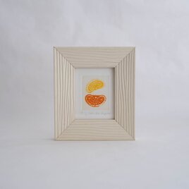 銅版画 "みかんあめ"（ミニ額）