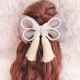 水引☆リボン☆卒業式髪飾り☆袴ヘア☆振袖ヘア☆お祭り髪飾り☆着物☆タッセル☆リボン☆成人式髪飾り☆結婚式☆卒業式☆七五三ヘア