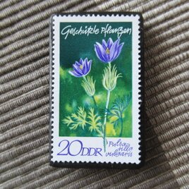 ドイツ　花切手ブローチ10746