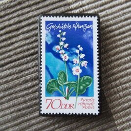 ドイツ　花切手ブローチ10750