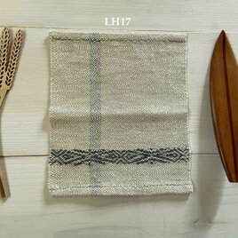 手織りリネン&コットン　ハンカチ