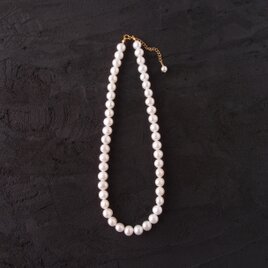 【K14gf】Brilliant Pearl Necklace／八面光パールネックレス