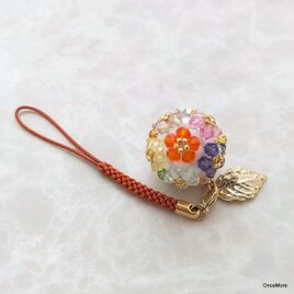 花手毬の根付け・帯飾り12color（Ｌサイズ）