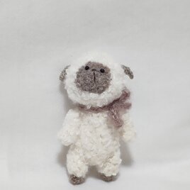 小さな子羊さん (あみぐるみ)