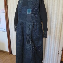 古布絣ジャンパースカート