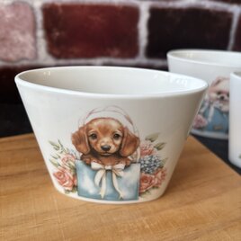 限定1個　ダックスフンド　しゃもじスタンド　小物入れ