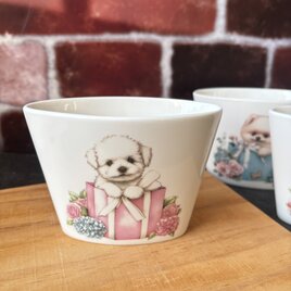 限定1個　マルチーズ　しゃもじスタンド　小物入れ