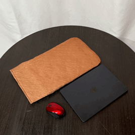 ノートパソコン柿渋染めケースK26003