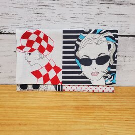 ぴったりが嬉しい！スリム通帳ケース レトロガール