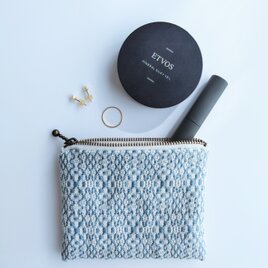 手織りミニポーチ〈trellis〉