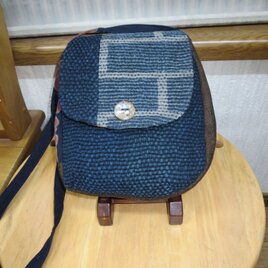 古布頭巾入りポシェット