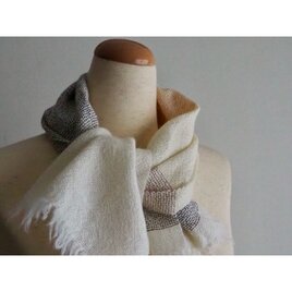 alpaca×cashmere minimize -white yellow-