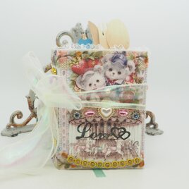 くまちゃん♡おすそ分けファイル♡ジャンクジャーナル♡コラージュ♡BOOKタイプ