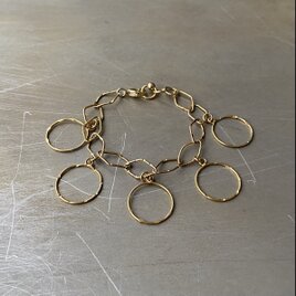 Vintage 90s-00s retro circle design chain bracelet