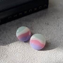 PA473-【 AVON 】エイボン・ヴィンテージピアス Pastel Parfait Pink Purple Green