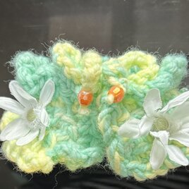 うさぎさん用春色ふりふりケープ