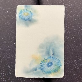 和紙の絵葉書【月の花】