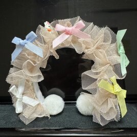 うさぎさんもオシャレしよ(՞  ܸ. .ܸ՞)︎