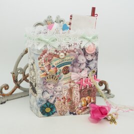 lovey girls♡おすそ分けファイル♡気持ち華やぐ♡ジャンクジャーナル♡コラージュ♡BOOKタイプ