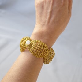 糸編みブレスレット puca