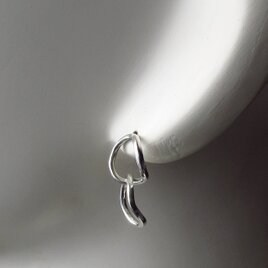 輪っかのシルバーピアス