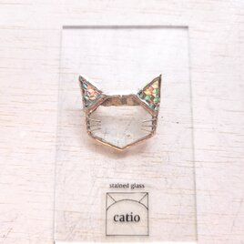 Whisker brooch/ sparkle rain