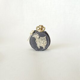 猫の小銭入れ（猫1）　リバティプリント使用