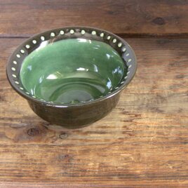 点描小鉢（織部）