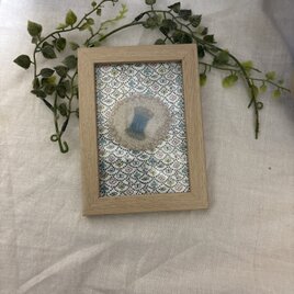 ハンドメイド★ ミナペルホネンファブリックフレームForest Waveタンバリン