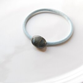 ラブラドライトのヘアゴム　