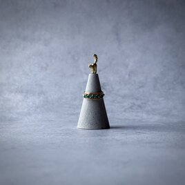 282 グリーンミスト – カルセドニーのゴールドリング