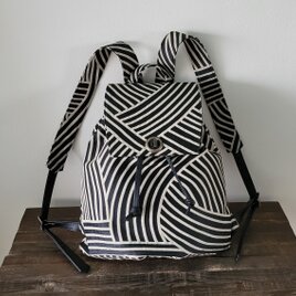 大胆なジャガード織りナップサック