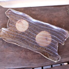 備前焼 角皿(32cm)　sr1-042