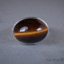 タイガーズアイのリング