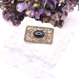【フランス買付】フラワーモチーフ カボション ブローチ＊Floral Brooch 1960s–1970s