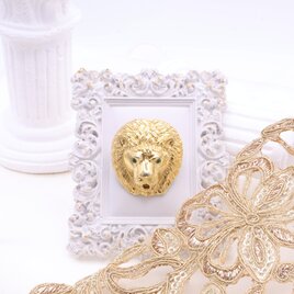 【D’ORLAN 】ライオンモチーフ ブローチ＊Lion Motif Brooch 1960s–1970s