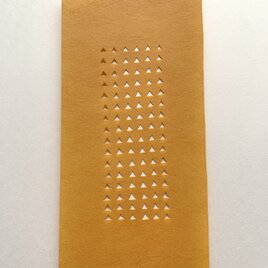 ステンシル型紙（三角ならべ）