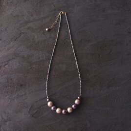 Pearl Mix Necklace ／ブラックパールミックス ネックレス