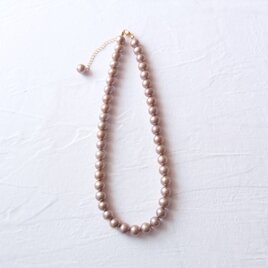 【K14gf】Gold Pearl Necklace／ゴールドパールネックレス