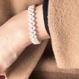 bliss  クリスタルパール ブレスレット