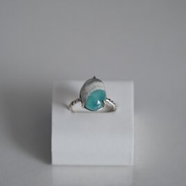 天然石スミソナイトのsv925リング