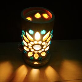 ビー玉◆竹灯り・竹あかり・竹灯籠 全面彫  ～～ 癒しの灯り ★きらり★～～