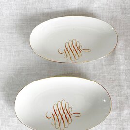 オーバルプレート ラヴィエ クラシックデザイン Seltmann Weiden（西独） 12TWdr14