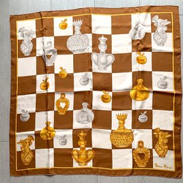 シルクスカーフ ニナ・リッチ 香水瓶 Nina Ricci　12ACci9