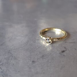 アンダリュサイト真鍮リング#10.5