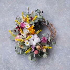 春の森のミニハーフリース